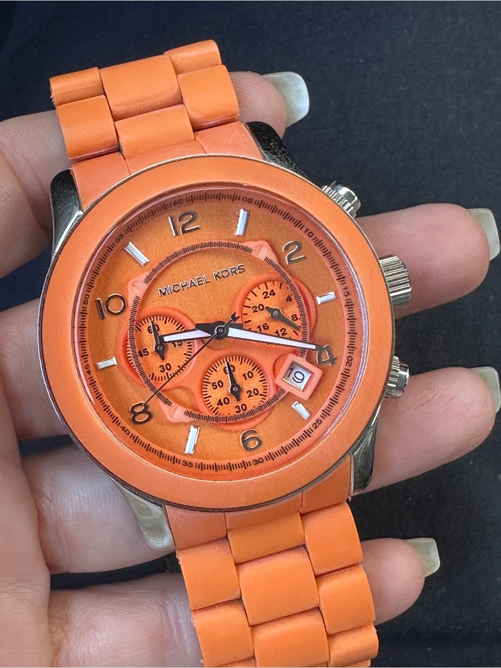 NWB Michael Kors Orange Chronograph Women’s/ Men's Watch